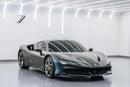 فيراري SF90 ستراديل SPIDER محرك هجين قابل للشحن V8 سعة 4.0 لتر | مواصفات أوروبية | حالة ممتازة
