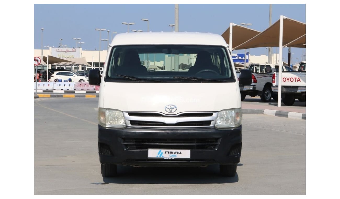 Toyota Hiace 2013 | 15 SEATER PASSENGER VAN WITH GCC SPECS AND EXCELLENT CONDITION
