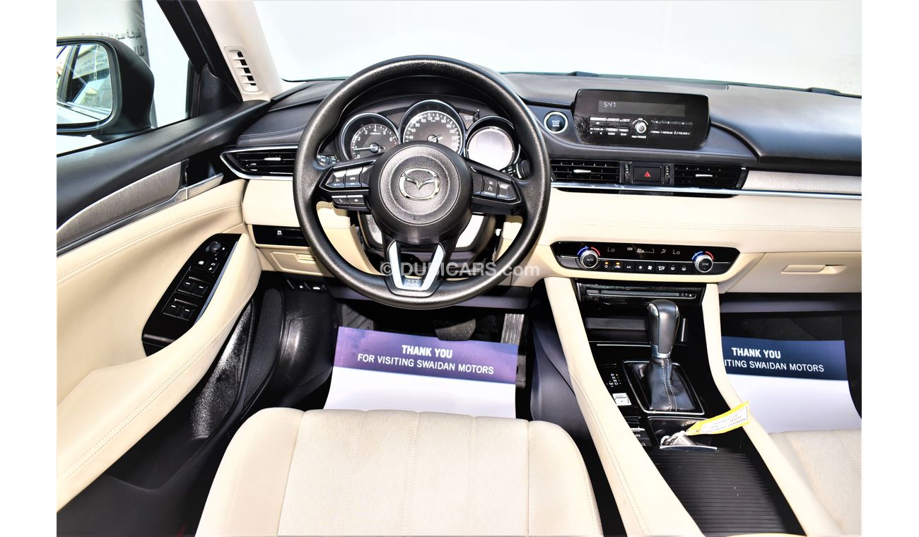 Mazda 6 AED 1070 PM 2.5L S GRADE GCC DEALER WARRANTY