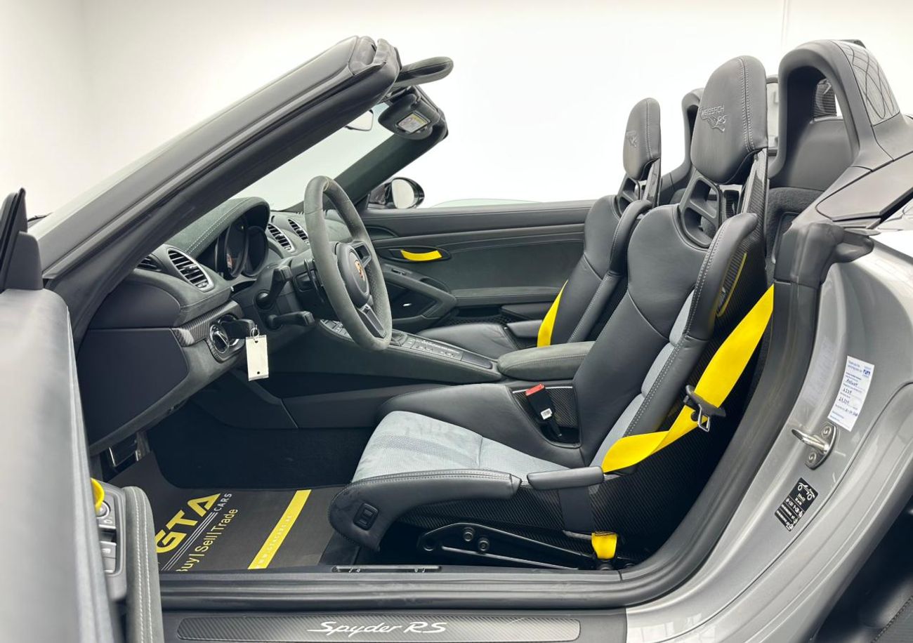 Porsche 718 Spyder 2025 Porsche 718 Spyder RS, 1 Year Warranty Unlimited, Porsche Full Service History
