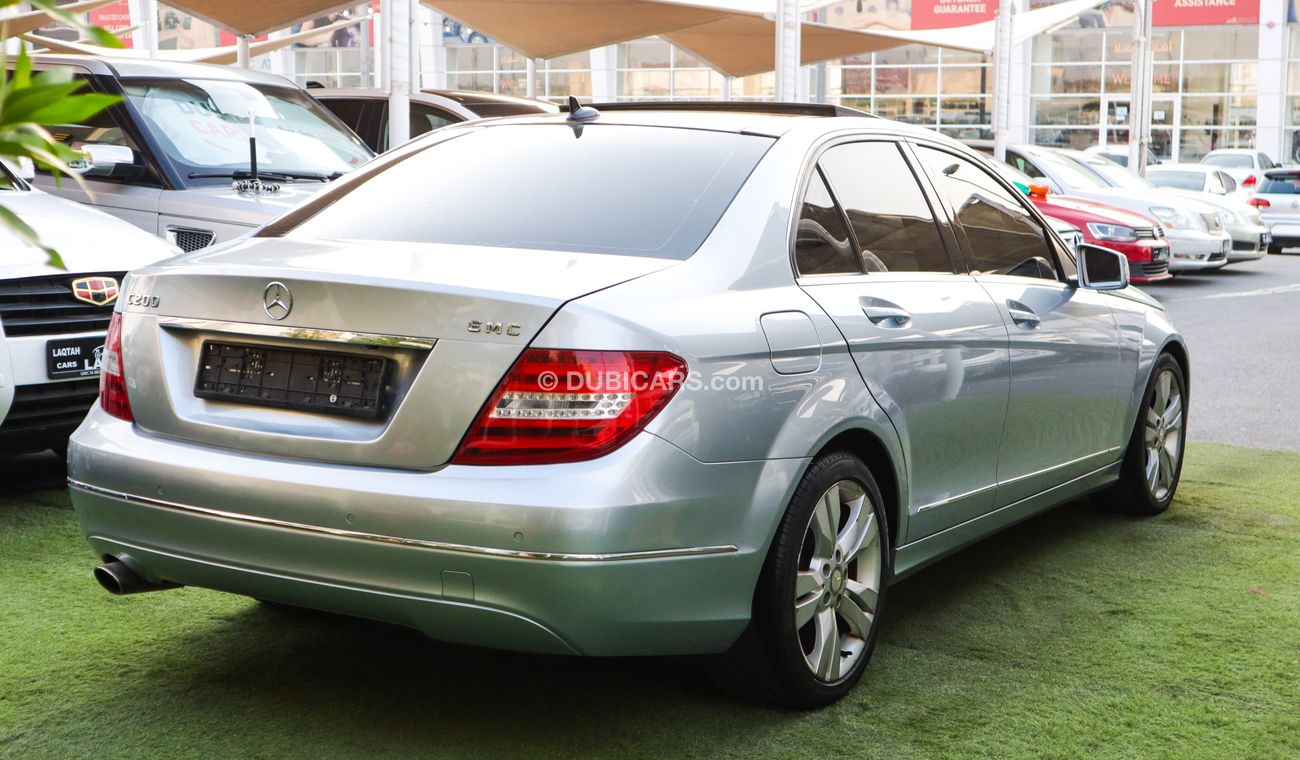 Mercedes-Benz C 200 Gulf panorama model 2013 silver color cruise control in excellent condition, you do not need any exp