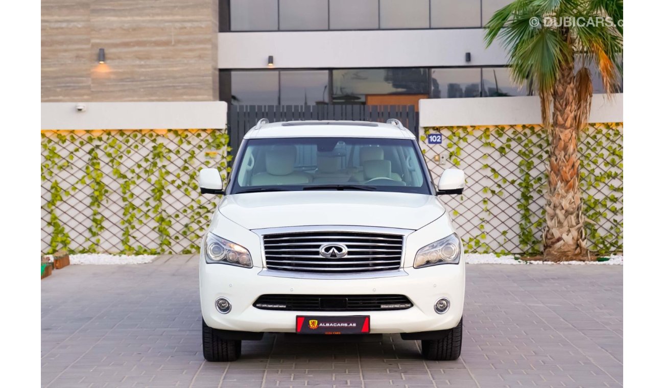 Infiniti QX80 2,351 P.M (4 Years) |  0% Downpayment | Full Option | Immaculate Condition!