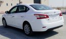 Nissan Sentra CERTIFIED VEHICLE WITH WARRANTY & DELIVERY OPTION: NISSAN SENTRA(GCC SPECS)FOR SALE(CODE : 53693)