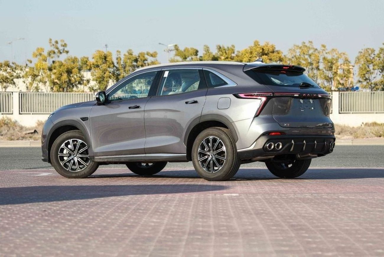 Kaiyi X7 2025 KAIYI X7 1.6 FLAGSHIP - DARK GREY inside BLUE & WHITE | Export Price