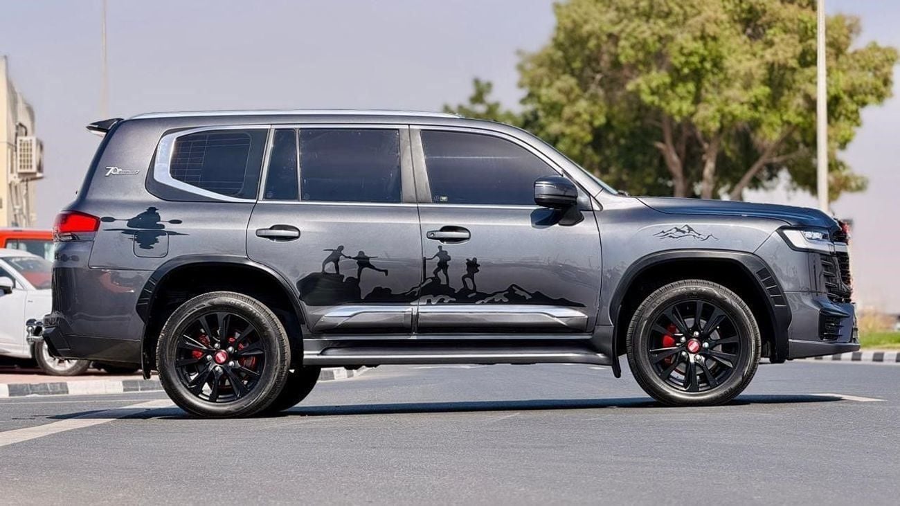 Toyota Land Cruiser 2014 | 4.5L DIESEL | AT | RHD | MODIFIED TO LC 300 GR SPORTS | GR ALLOY RIMS | SIDE BODY STICKER | C