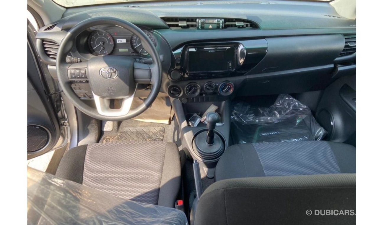 تويوتا هيلوكس DC DIESEL 2.4L 4x4 6MT Plast Bump, AC, 6STR, AIR COMP, 2SPK, 2ABG, AVAILABLE IN COLORS