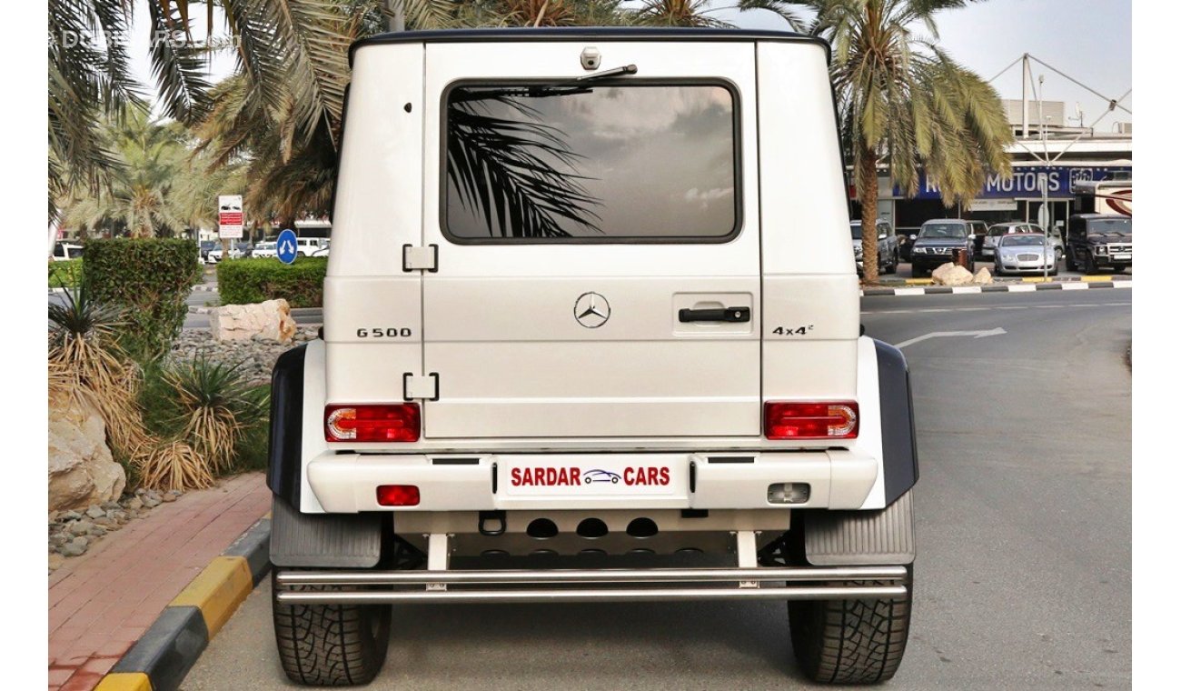 Mercedes-Benz G 500 4X4² German Specs