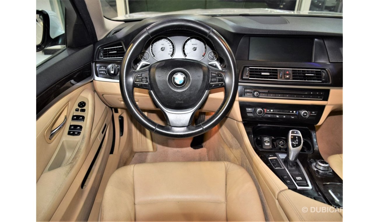 BMW 530i VERY LOW MILEAGE! ONLY 57,0000KM! BMW 530i 2013 Model!! in White Color! GCC Specs