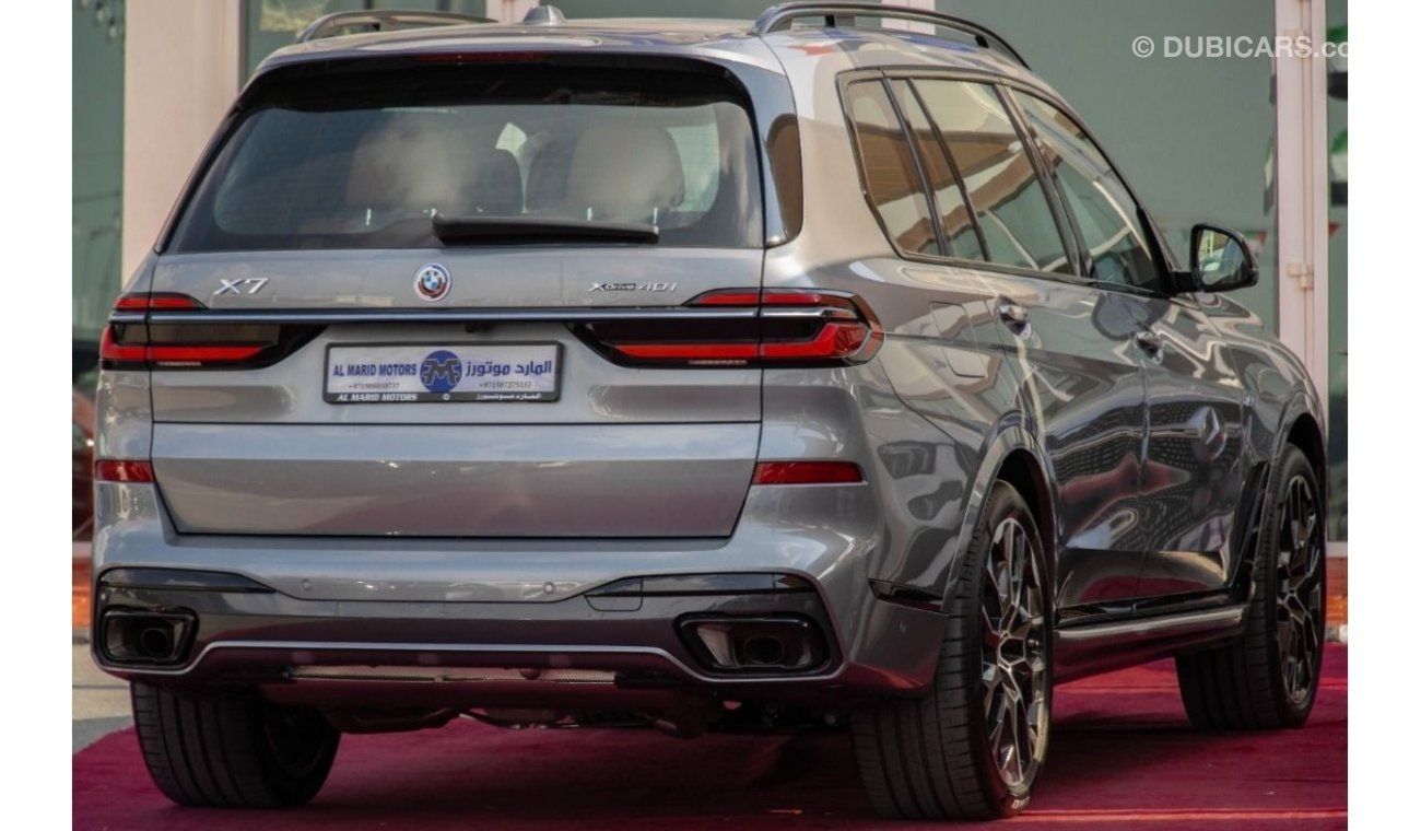 BMW X7 GREY COLOR 2023 NEW FACE LEFT 6CYL, 4.0L PETROL, 5DR, AOUTOMATIC.