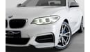 BMW M235i 2016 BMW M235i / Full BMW Service History