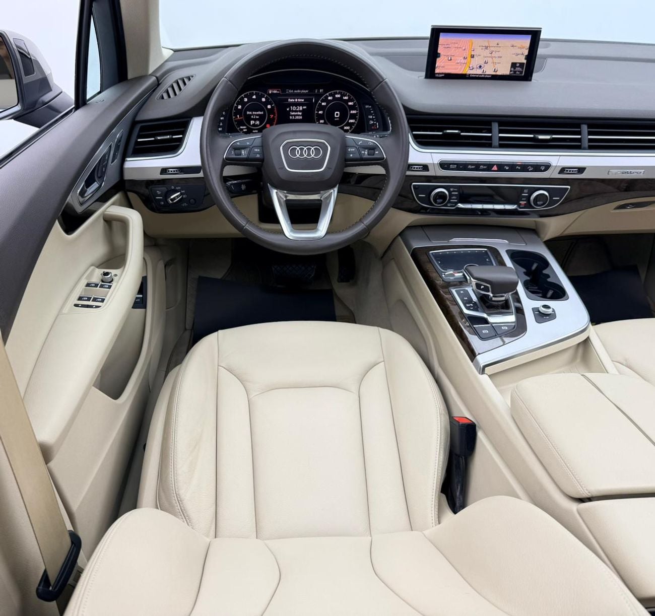 Audi Q7 45 TFSI quattro 3.0L 2017 Audi Q7 45 TFSI Quattro, Full Audi Service History, 7 Seater, Excellent Co