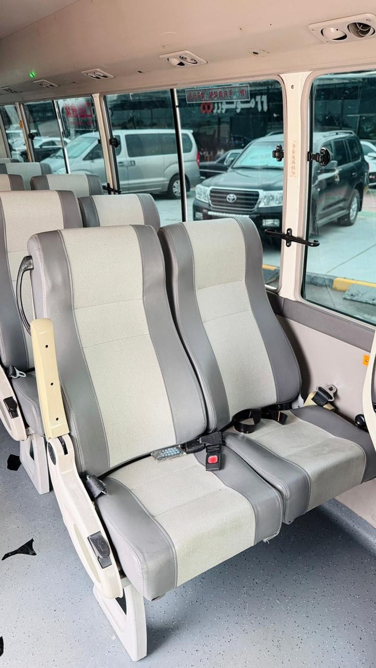 Toyota Coaster Fully luxury seats fully covered by cameras