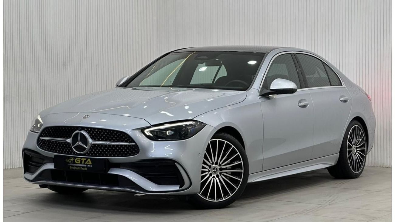 Mercedes-Benz C 200 2023 Mercedes Benz C200 AMG Premium Plus, June 2028 Mercedes Warranty, Full Options, GCC