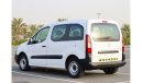 Peugeot Partner Tepee | 5 Seater - Manual - 1.6L | GCC Specs | Excellent Condition