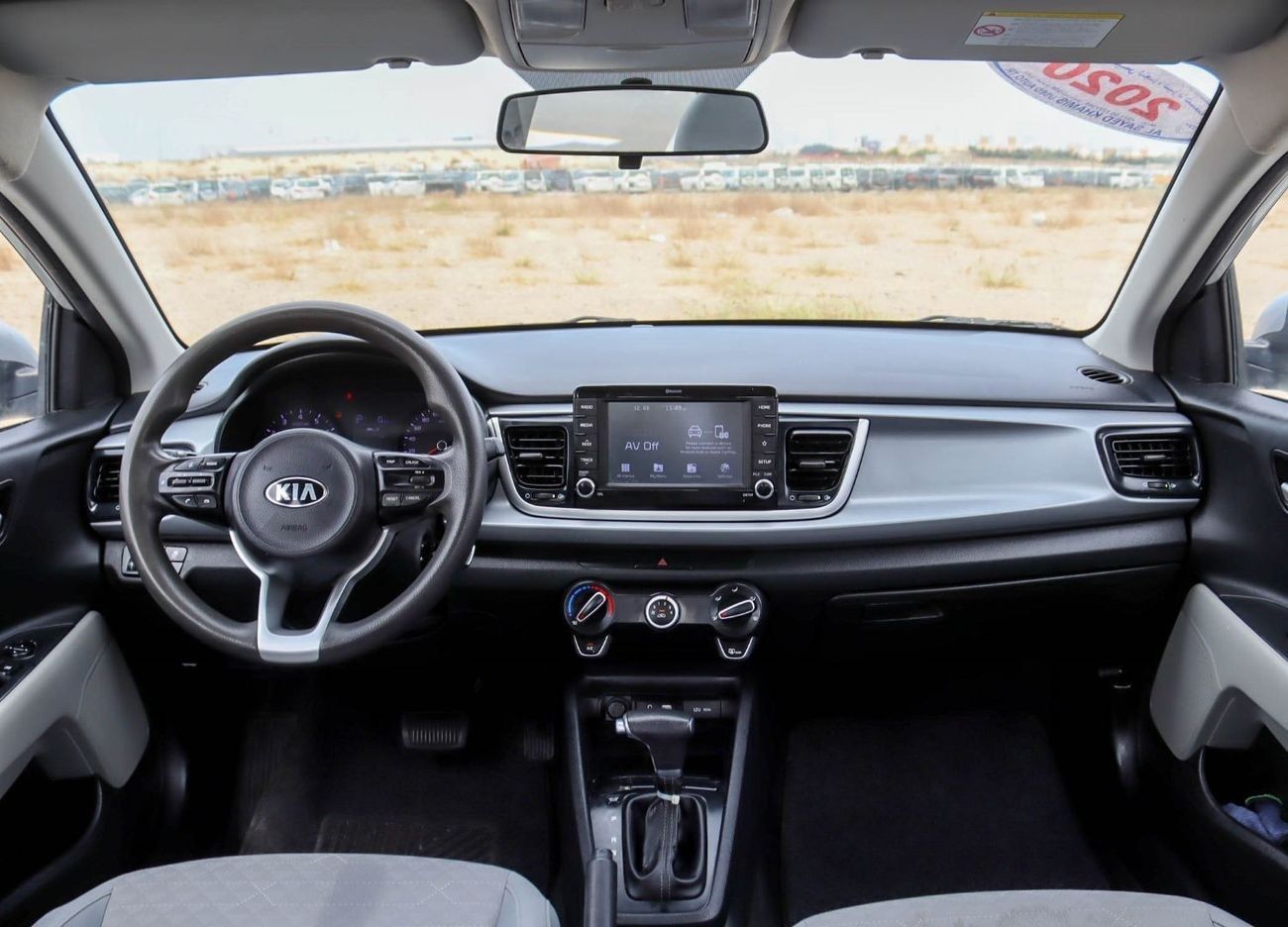 كيا ريو EX 1.4 لتر (107 حصان) سيدان كيا ريو 1.4 لتر 2020 خليجي بدون حوادث بحالة ممتازة 513 م