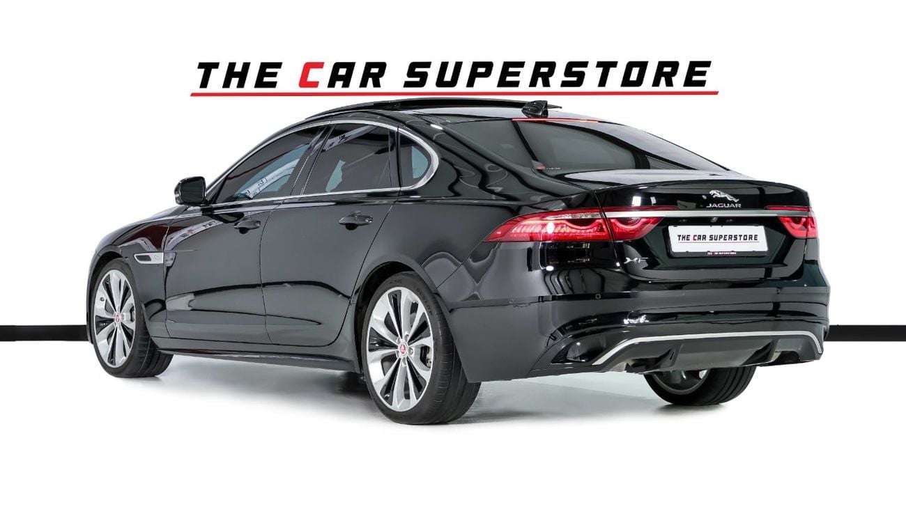 Jaguar XF R-Sport 3.0L Al Tayer Full Service History-Red/Black Full Leather Interior-Premium Sound System