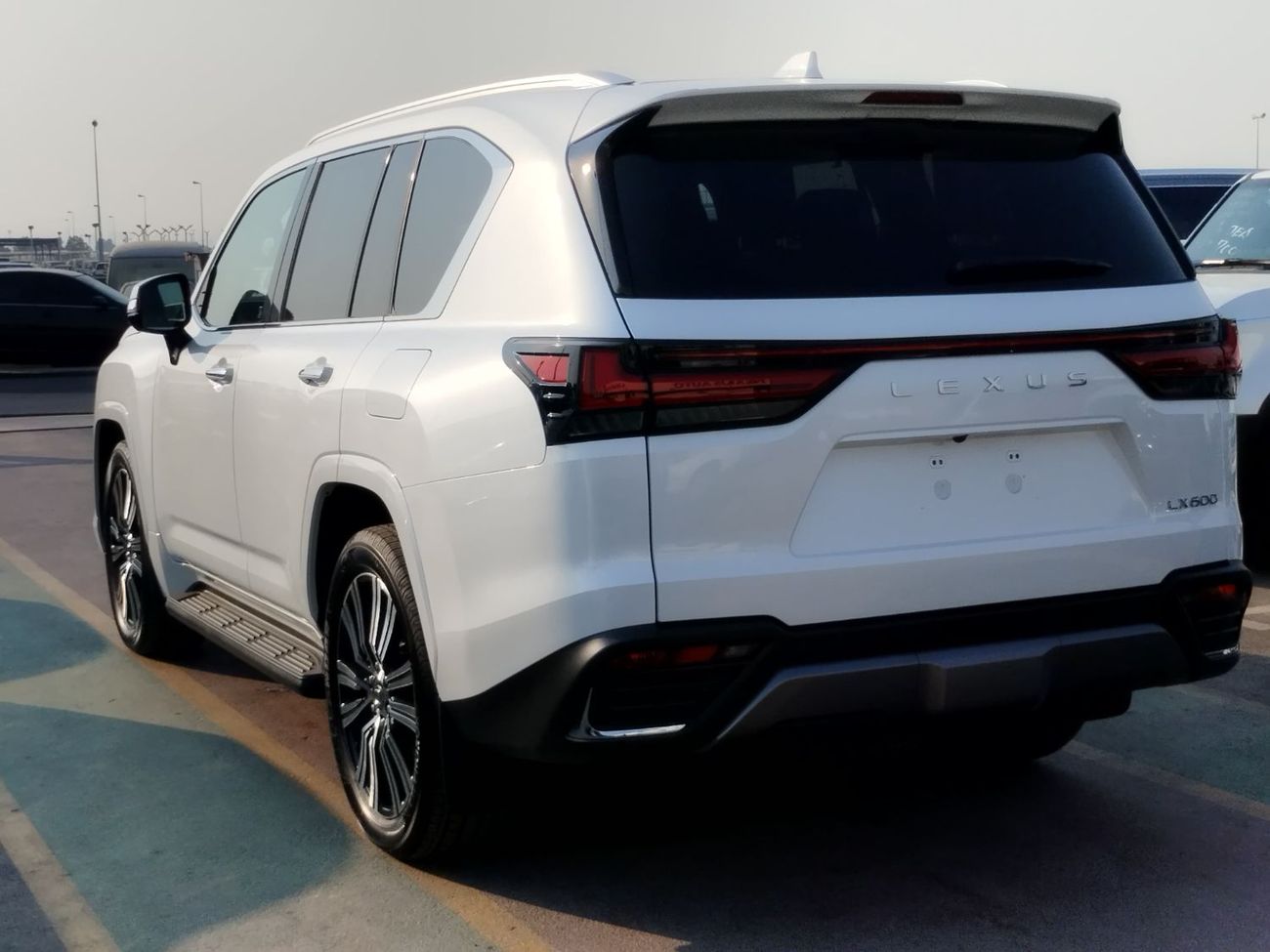 Lexus LX 600 Lexus Lx600 RHD white colour exterior and red interior petrol engine 2025 brand new