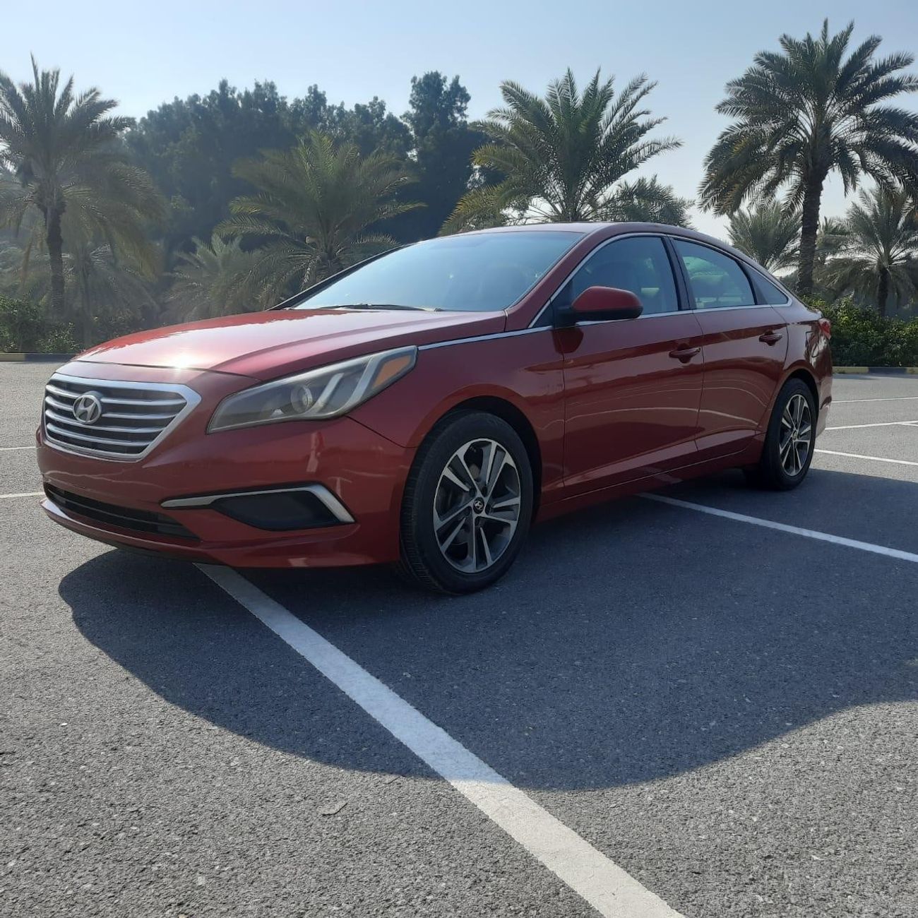 Hyundai Sonata GL Hyundai Sonata Se 2017 Red 2.4L 4 vin: 5NPE24AF4HH495067   ( UAS_ SPEC) VERY GOOD CONDITION