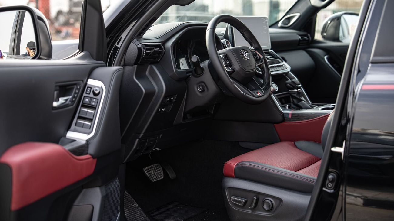 تويوتا لاند كروزر GRS 3.5L - Attitude Black-GR-S Black Inside Dark Red | Export Only