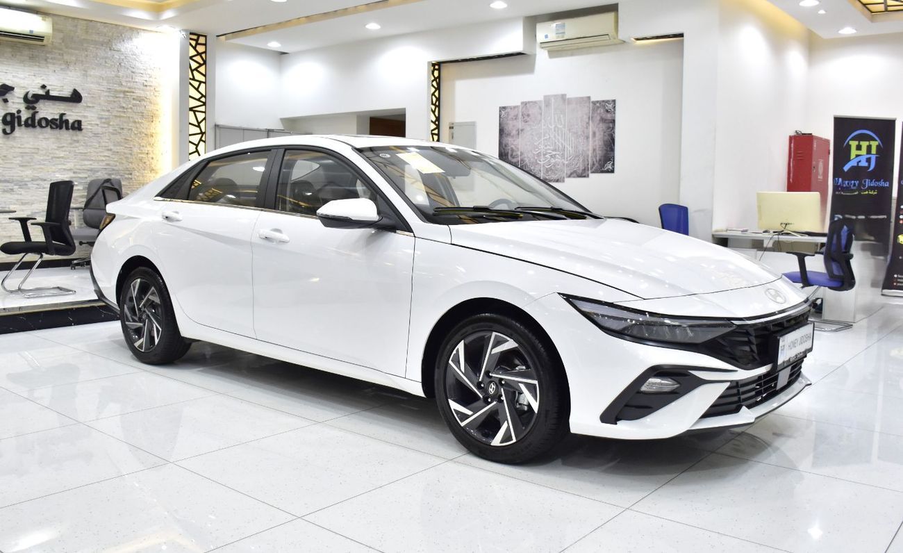 Hyundai Elantra EXCELLENT DEAL for our Hyundai Elantra ( 2025 Model ) in White Color Chinese Specs