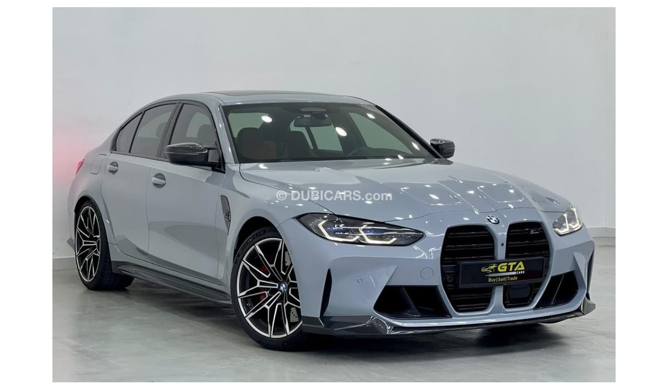بي أم دبليو M3 2021 BMW M3 COMPETITION, (Special Color), Full Carbon Fiber, 2026 BMW Warranty-Service Contract, GCC