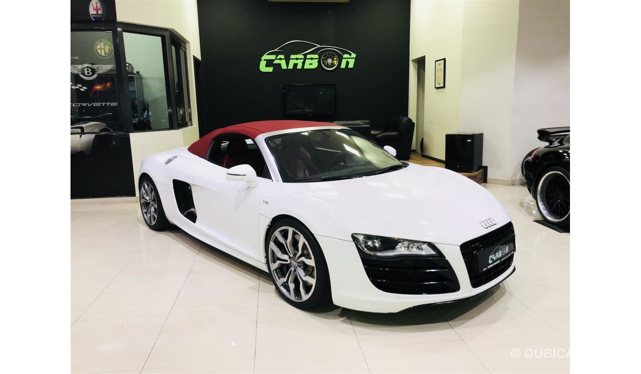 Audi R8 V10 CABRIOLET- GCC - 2012 - ONE YEAR WARRANTY