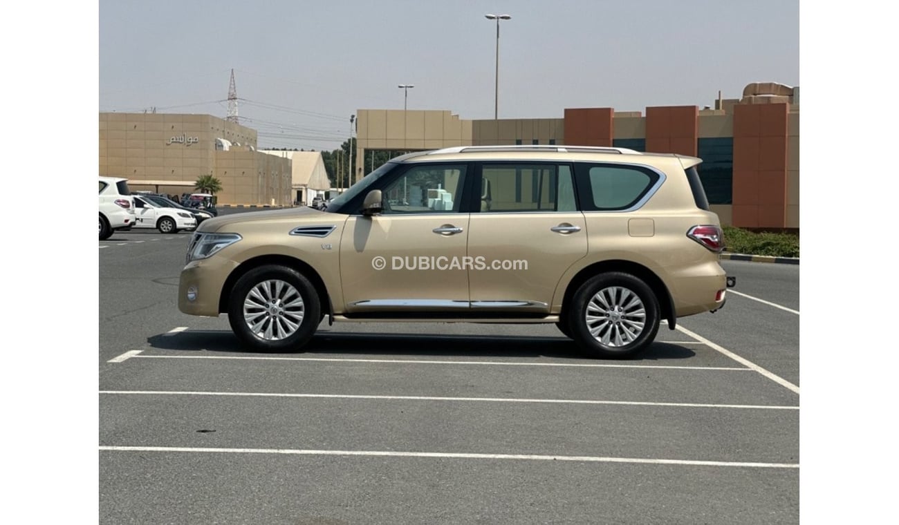 نيسان باترول LE تيتانيوم موديل 2017 خليجي حاله ممتازه جدا من الداخل والخارج فل مواصفات كراسي جلد  وكاميرا خلفيه و