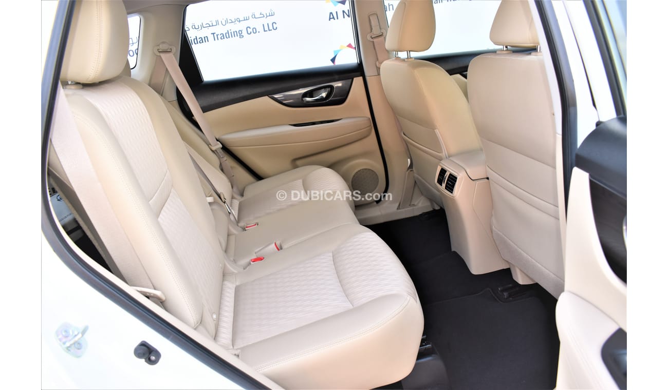 Nissan XTrail AED 1370 PM | 2.5L S 2WD GCC WARRANTY