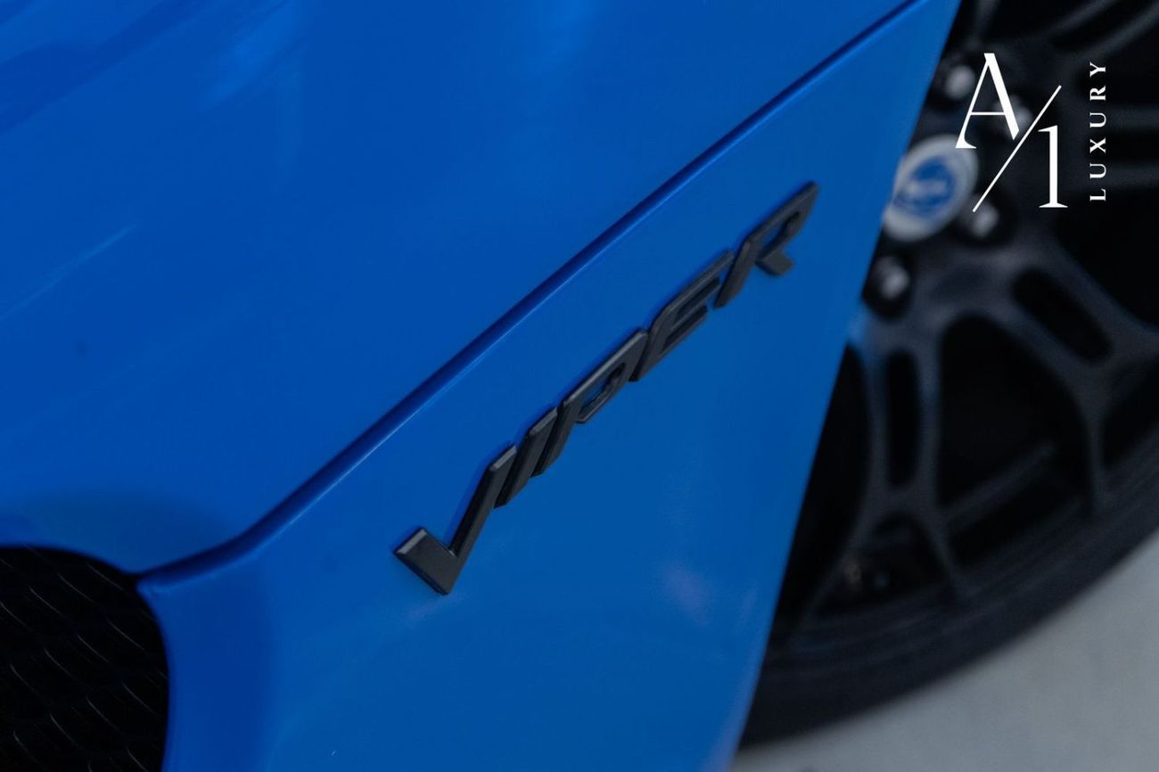 Dodge Viper SRT10 8.4L 2015 Dodge Viper SRT, Full Dodge Service History, Competition Blue, Manual Transmission,