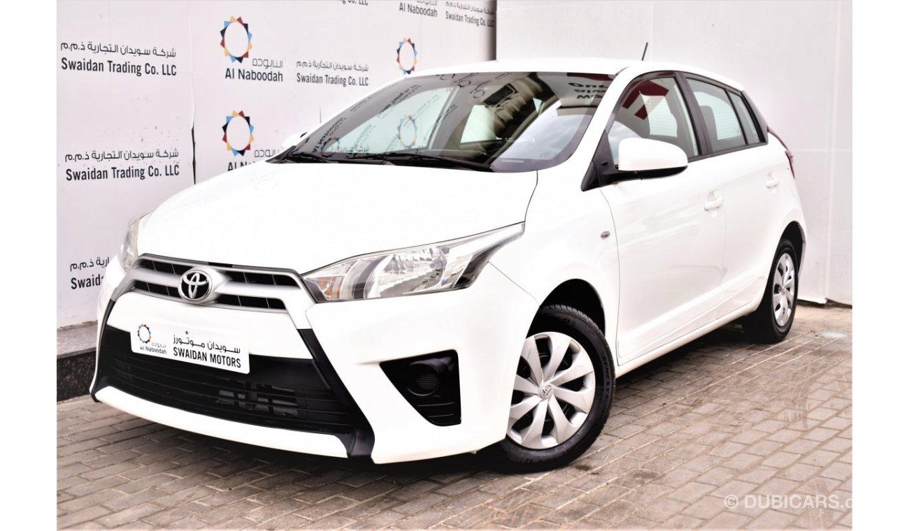 Toyota Yaris AED 782 PM | 1.3L SE HB GCC WARRANTY