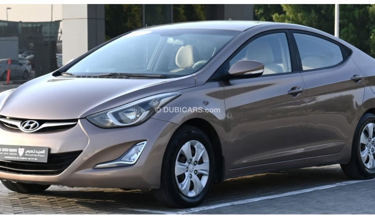 هيونداي إلانترا هيونداي النترا 2016 خليجي بحالة ممتازة بدون حوادث