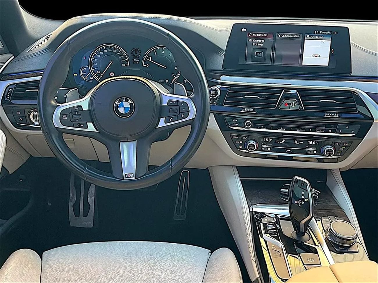 بي أم دبليو 540i 2,613 P.M | 540 M-KIT | 3.0L V6 | GCC | | LOW MILAGE Original paint