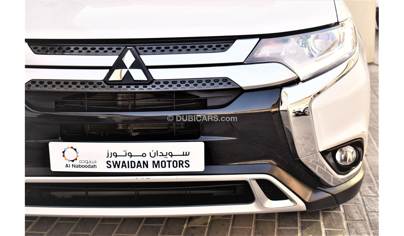 Mitsubishi Outlander AED 1119 PM | 2.4L GLX 4WD 7-STR GCC DEALER WARRANTY