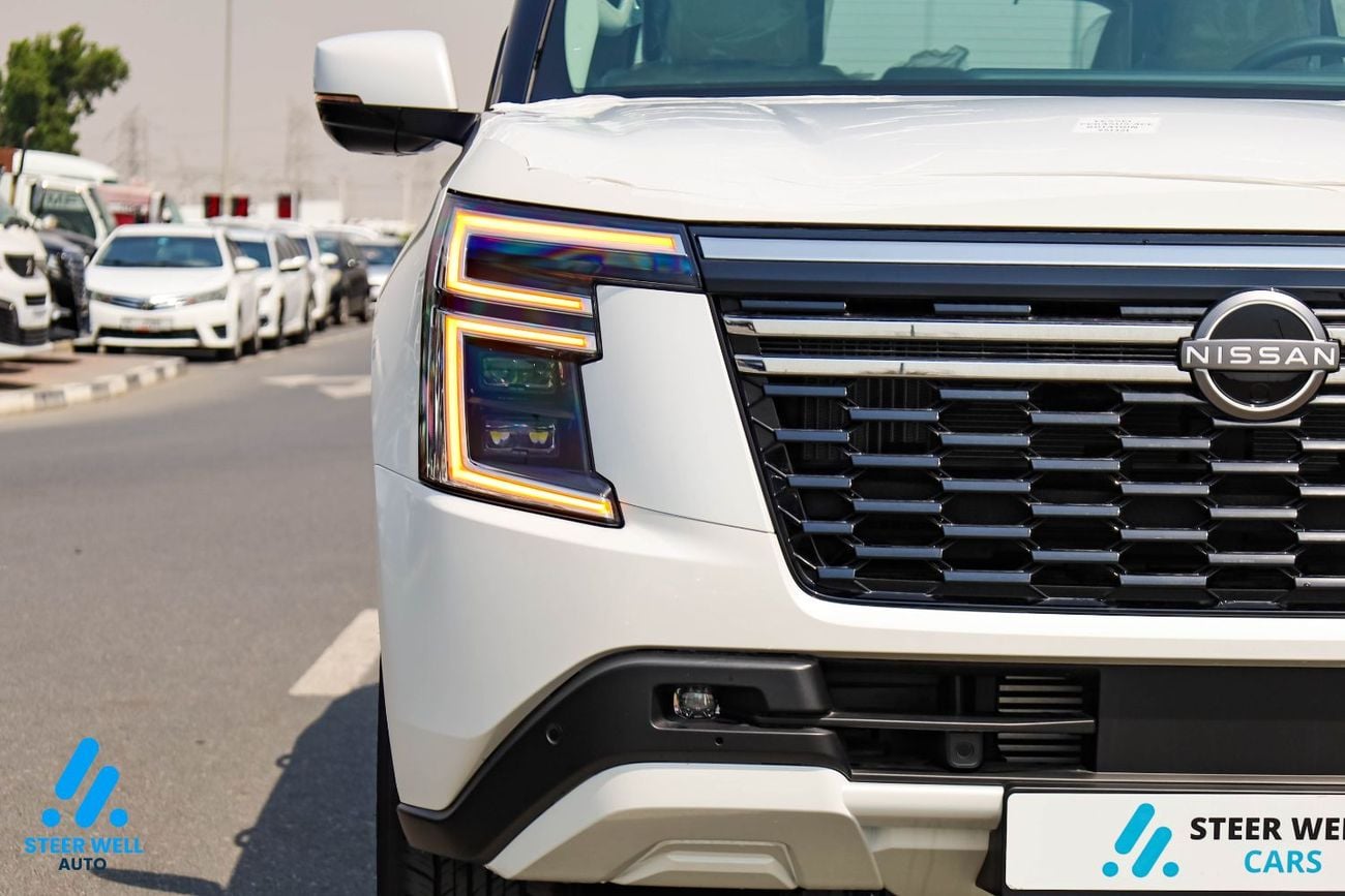 نيسان باترول LE T2 3.5L V6 AWD 9AT 2026 | 8-Seater | Power Tailgate | 18” Alloy Wheels | Full Safety