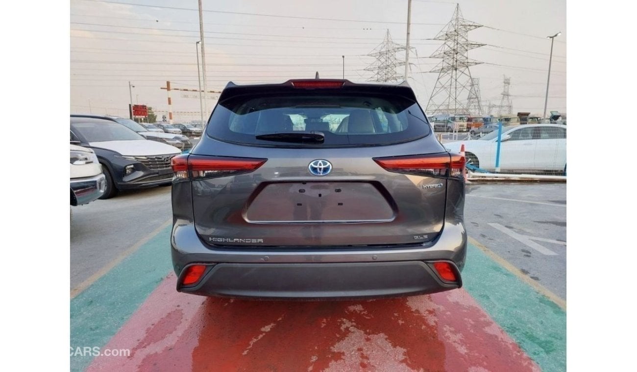 Toyota Highlander GLE 2023 Grey Color 2.5L petrol///Hybrid Awd with RADAR ( for local registration +10%)