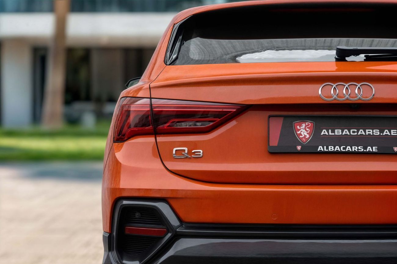 أودي Q3 2,344 P.M | 0% Downpayment | Audi Q3 Sportback 40TSFI Quattro | Audi Warranty!