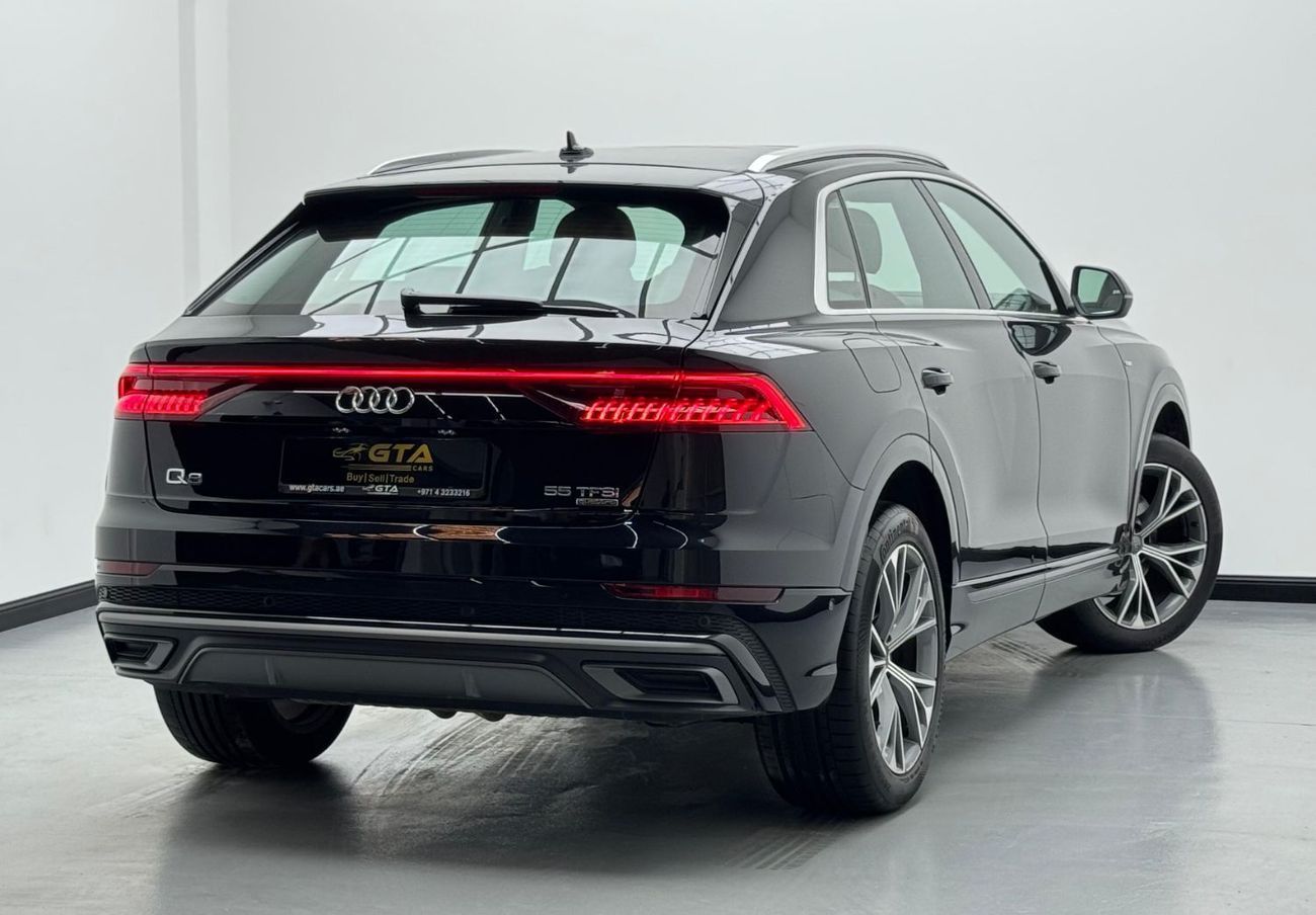 Audi Q8 55 TFSI quattro S-Line 3.0L (340 HP) 2019 Audi Q8 55 TFSI quattro S Line, 2027 Warranty + Service Co