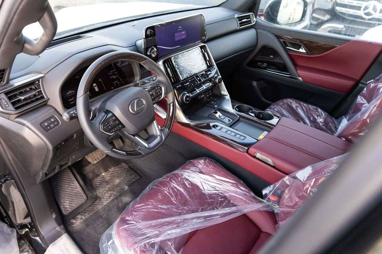 Lexus LX 700h 2026 LEXUS LX700h 3.5L TURBOSPORT HYBRID BLACK / MAROON