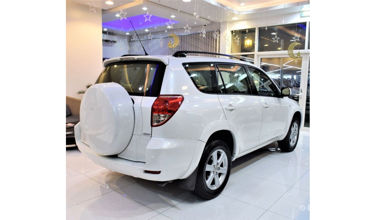 Toyota RAV4 ORIGINAL PAINT ( صبغ وكاله ) Toyota Rav4 4WD 2008 Model!! in White Color! GCC Specs