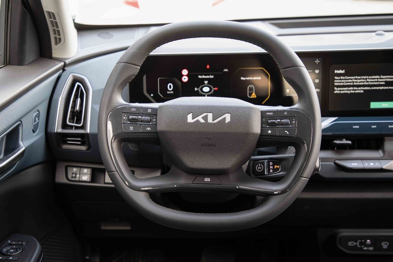 كيا EV5 2024 KIA EV5 LAND 530 - رمادي من الداخل أسود وأزرق | للتصدير فقط