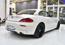 BMW Z4 EXCELLENT DEAL for our BMW Z4 sDrive35i ( 2014 Model ) in White Color GCC Specs
