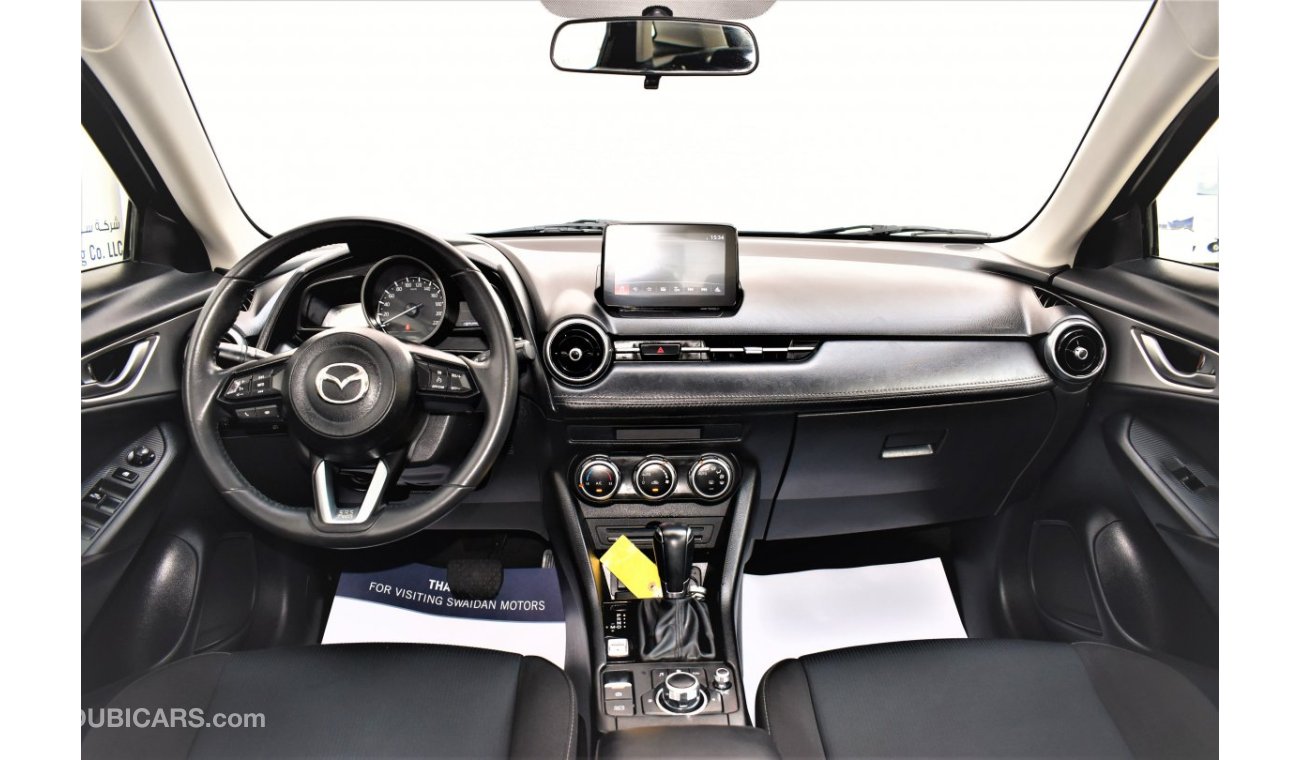 Mazda CX3 AED 1370 PM | 0% DP | 2.0L GS GCC WARRANTY