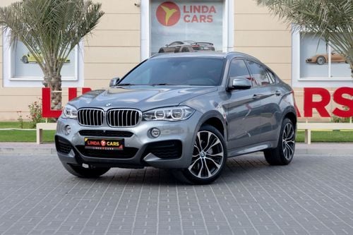 بي أم دبليو X6 50i M Sport 4.4L BMW X6 xDrive50i M-Sport 2018 GCC under Warranty with Flexible Down-Payment.