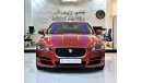 جاغوار XE ORIGINAL PAINT ( صبغ وكاله ) Jaguar XE 20t 2016 Model!! in Red Color! GCC Specs