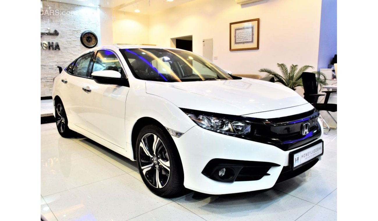 Honda Civic UNDER WARRANTY UNTIL 2023 ( ORIGINAL PAINT ( صبغ وكاله ) AMAZING Honda CIVIC 2019 Model!! in White C