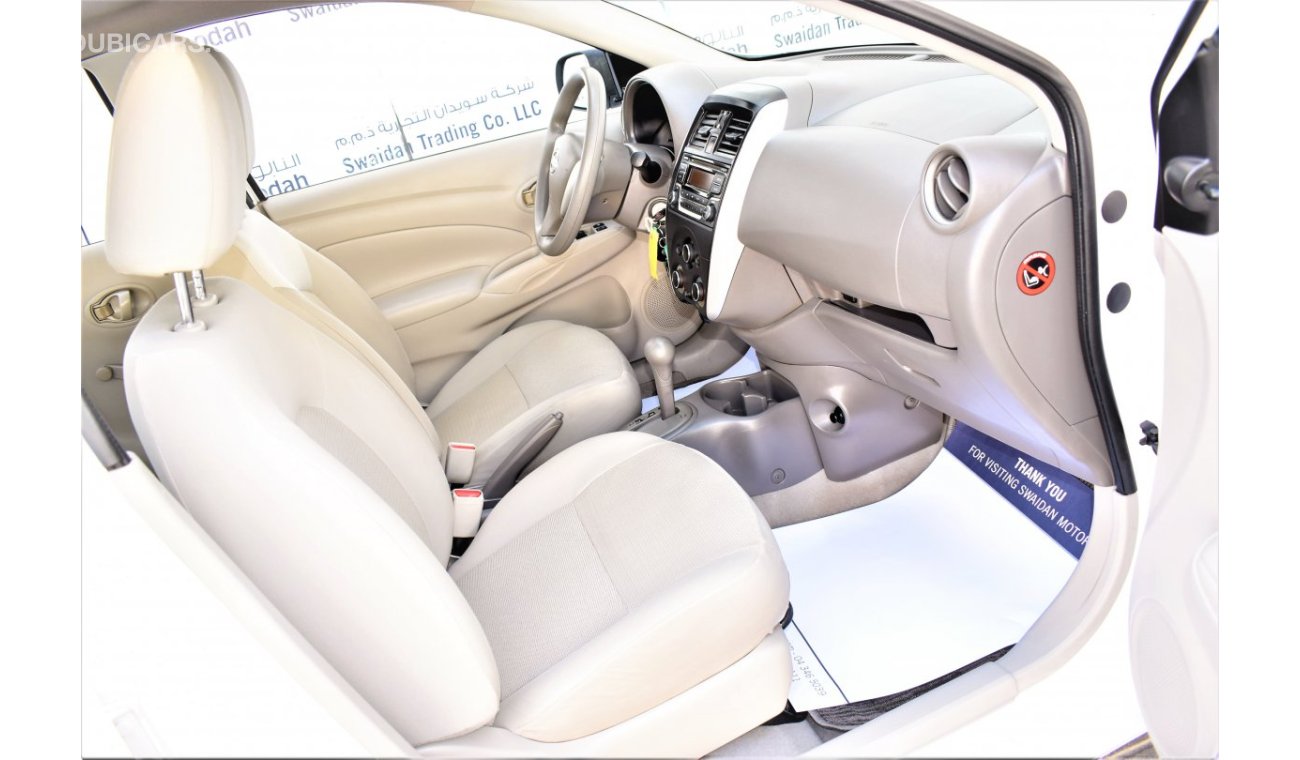Nissan Sunny AED 645 PM | 1.5L S GCC DEALER WARRANTY