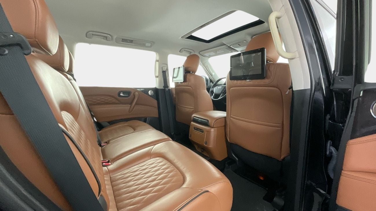 إنفينيتي QX80 LUXE SENSORY PROACTIVE 5.6 SENSORY PRO ACTIVE AUTO 4WD 8 SEATS | شامل الضمان | 0 ﺪﻔﻋﺓ ﺃﻮﻟﻯ