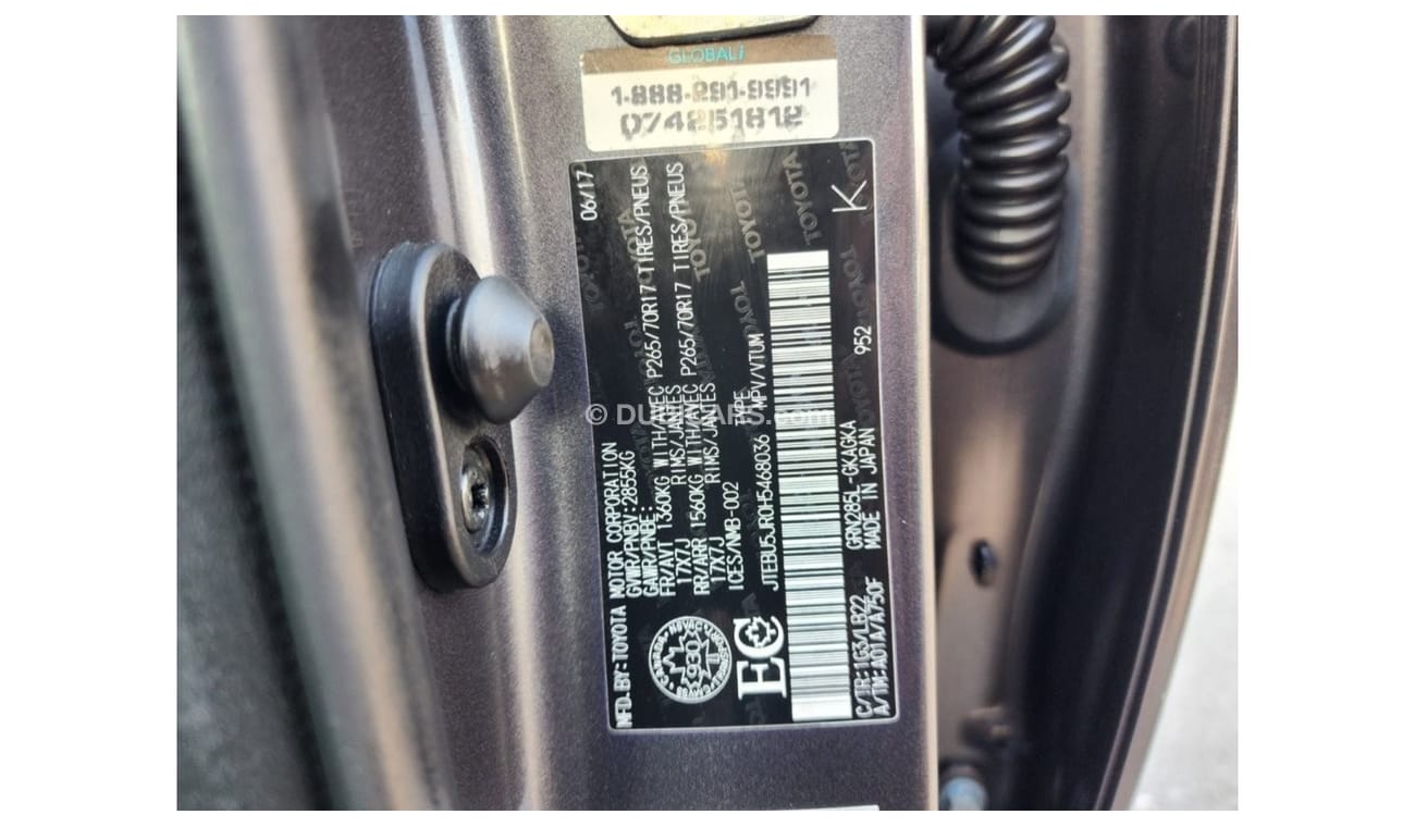 تويوتا Runner4 TOYOTA 4RUNNER LIMITED 2017 -4X4