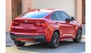 BMW X4 X-Drive 35i M-Sport GCC under Warranty with Zero downpayment.