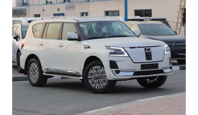 Nissan Patrol PLATINUM 5.6L V8, LEATHER SEAT, ELECTRIC SEAT, 360 CAMERA, SUNROOF, ALLOY WHEELS, MODEL 2023 FOR EXP
